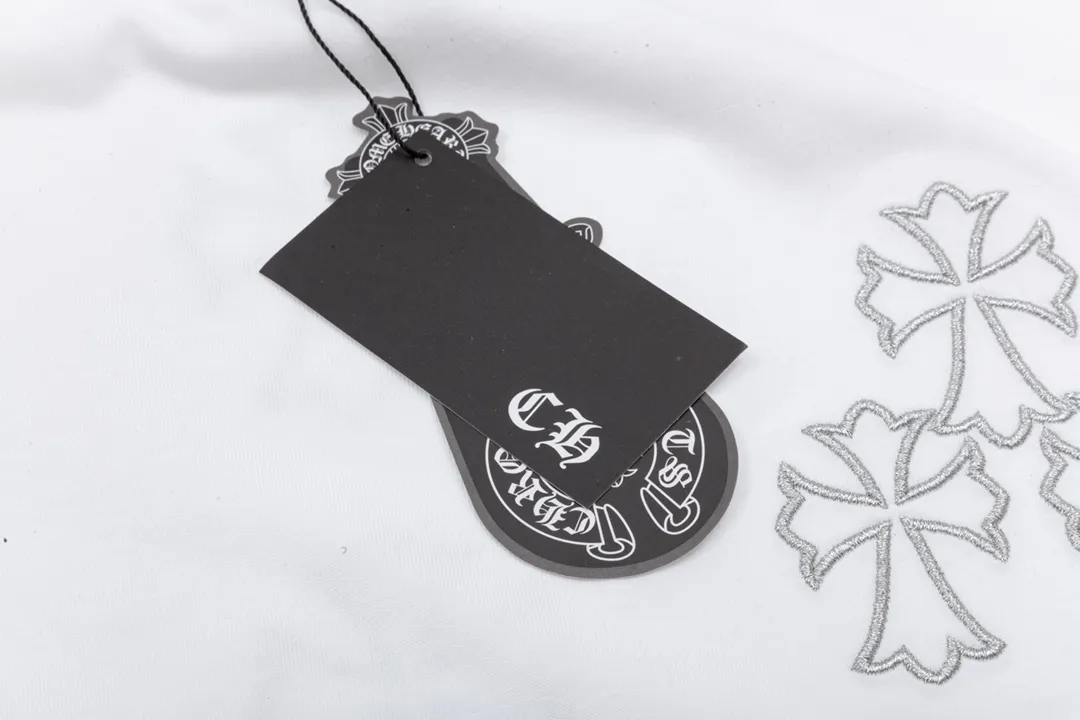 Chrome Hearts/ 🪡 Logo Same Style T Versatile : White Size：XS~L